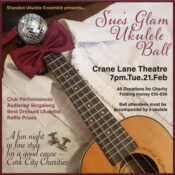 Sue’s Glam Ukulele Ball ( Charity event )